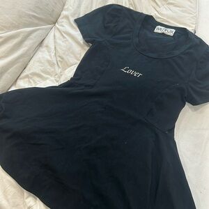 Wild Fox “Lover” Mini Tee Swing Dress (127461) Size Small